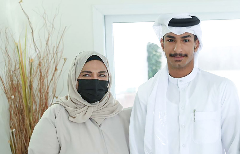 سلمان ووالدته