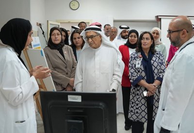 رئيس المجلس الأعلى للصحة يقوم بزيارة ميدانية إلى وحدة أمراض القلب بمجمع السلمانية الطبي