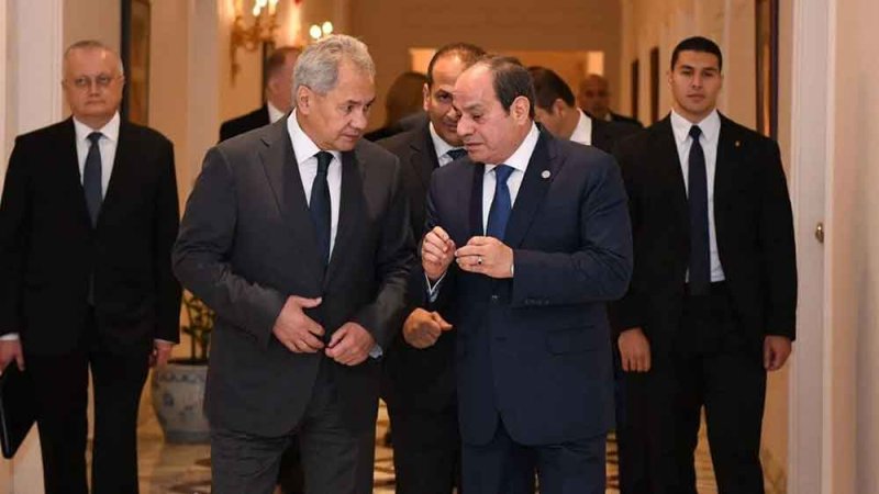 شويغو: على روسيا ومصر تكثيف المناورات العسكرية المشتركة