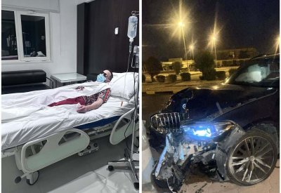 حادث سير مروع يُدخل الفنان فهد البناي المستشفى