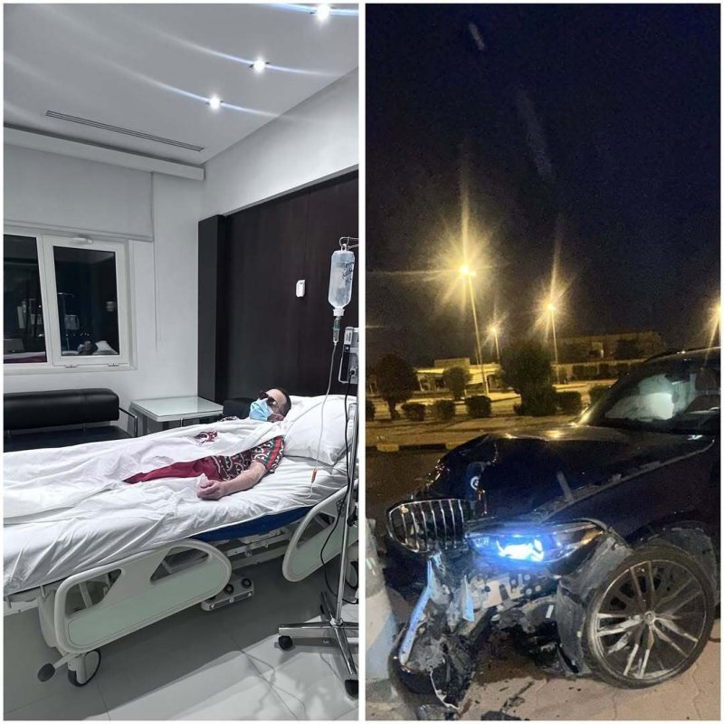 حادث سير مروع يُدخل الفنان فهد البناي المستشفى
