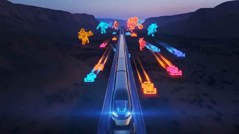 145 شركة تتنافس على مشروع قطار القدية السريع بالرياض
