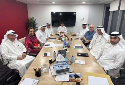 الشيخة حياة تستقبل وفد نادي البحرين للوقوف على الإستعدادات لاستضافة بطولة غرب آسيا