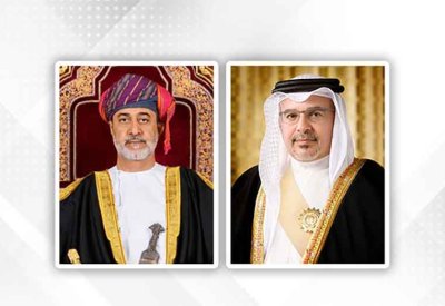 سمو ولي العهد رئيس مجلس الوزراء يهنئ سلطان عمان بذكرى العيد الوطني