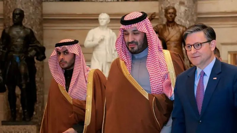 ولي العهد السعودي يعقد اجتماعات موسعة في الكونغرس