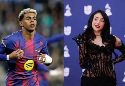 نيكول تنسى لامين يامال وتظهر مع نجم جديد