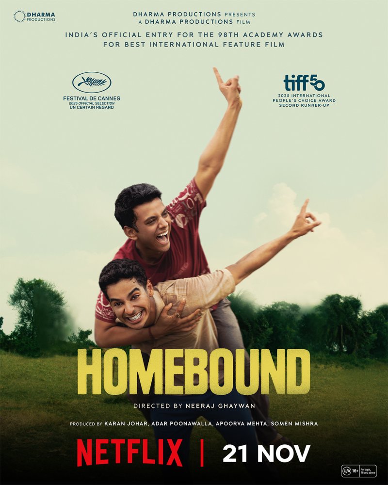 بعد ترشيحه للأوسكار.. شاهد الفيلم الهندي "Homebound" على نتفلكس