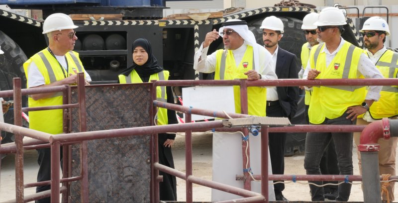 36% نسبة الإنجاز في مشروع الخط الرئيسي الناقل لمياه الصرف الصحي من مدينة حمد إلى بوري