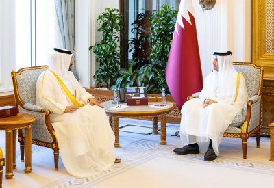 جلالة الملك المعظم يبعث برسالة خطية إلى أمير دولة قطر