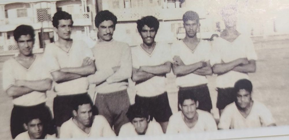 أول تشكيلة لفريق رأس الرمان بعد الدمج في العام 1970
