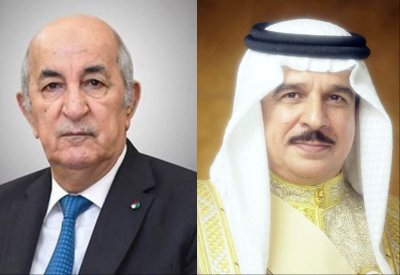 جلالة الملك المعظم يتلقى برقية شكر جوابية من  رئيس الجمهورية الجزائرية