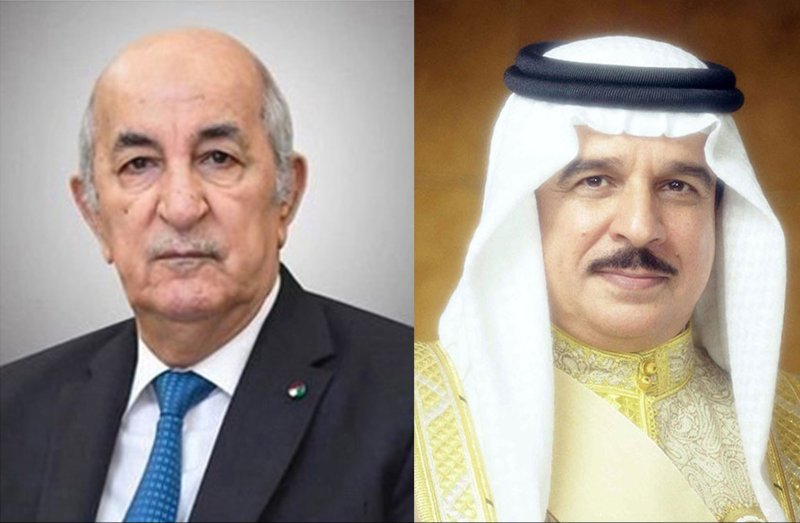 جلالة الملك المعظم يتلقى برقية شكر جوابية من  رئيس الجمهورية الجزائرية