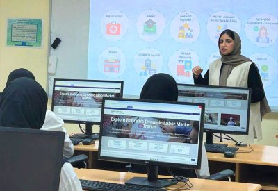 أكثر من 5 آلاف طالب وطالبة يستفيدون من حملة التعريف بوظائف المستقبل والتخصصات المطلوبة في سوق العمل