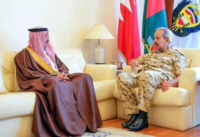 القائد العام يستقبل الشيخ محمد بن عطية الله آل خليفة