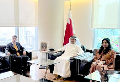 وزير النفط والبيئة يستقبل سفير جمهورية ألمانيا الاتحادية لدى مملكة البحرين