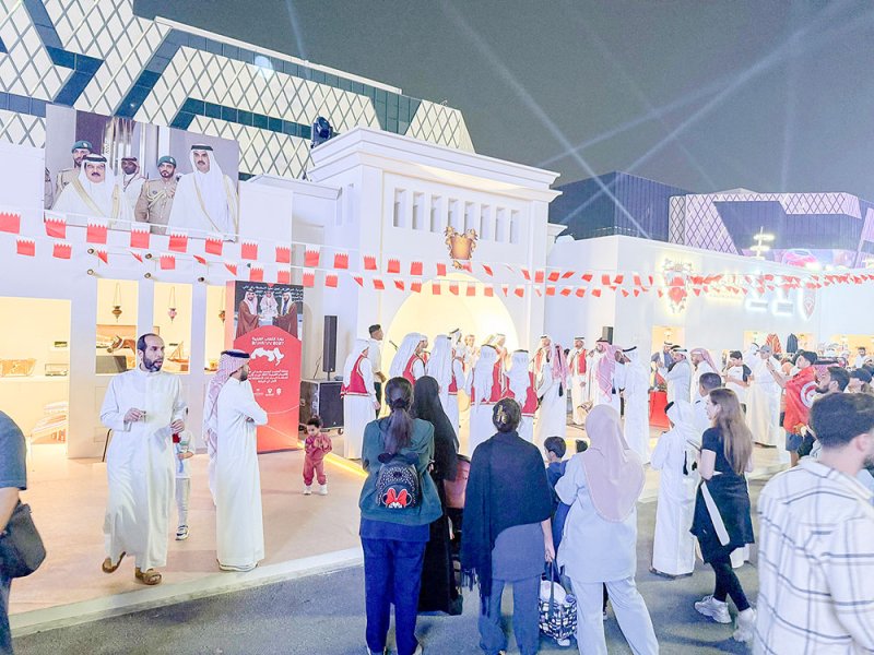 جناح البحرين في “درب لوسيل” يخطف الأنظار