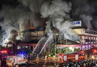 الهند.. ارتفاع عدد قتلى حريق بملهى ليلي إلى 25 بينهم 4 سياح