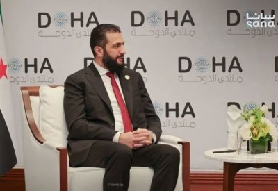 الشرع: سعي إسرائيل لإقامة منطقة عازلة يدخل سوريا في مكان خطر