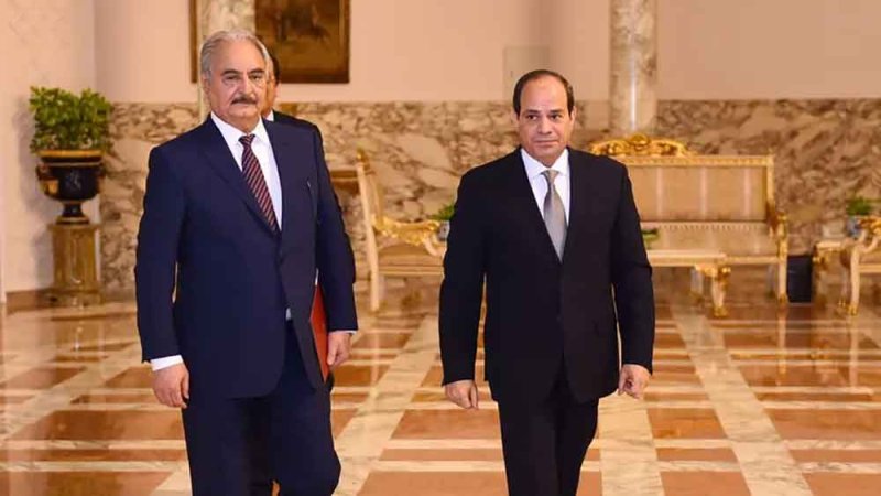 السيسي يشدد على ضرورة إخراج القوات الأجنبية والمرتزقة من ليبيا