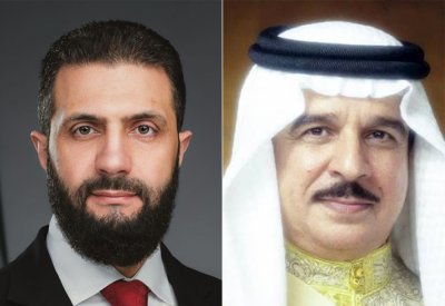 الملك المعظم يهنئ رئيس الجمهورية العربية السورية بذكرى يوم التحرير