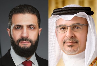 سمو ولي العهد رئيس الوزراء يهنئ رئيس الجمهورية العربية السورية بذكرى يوم التحرير
