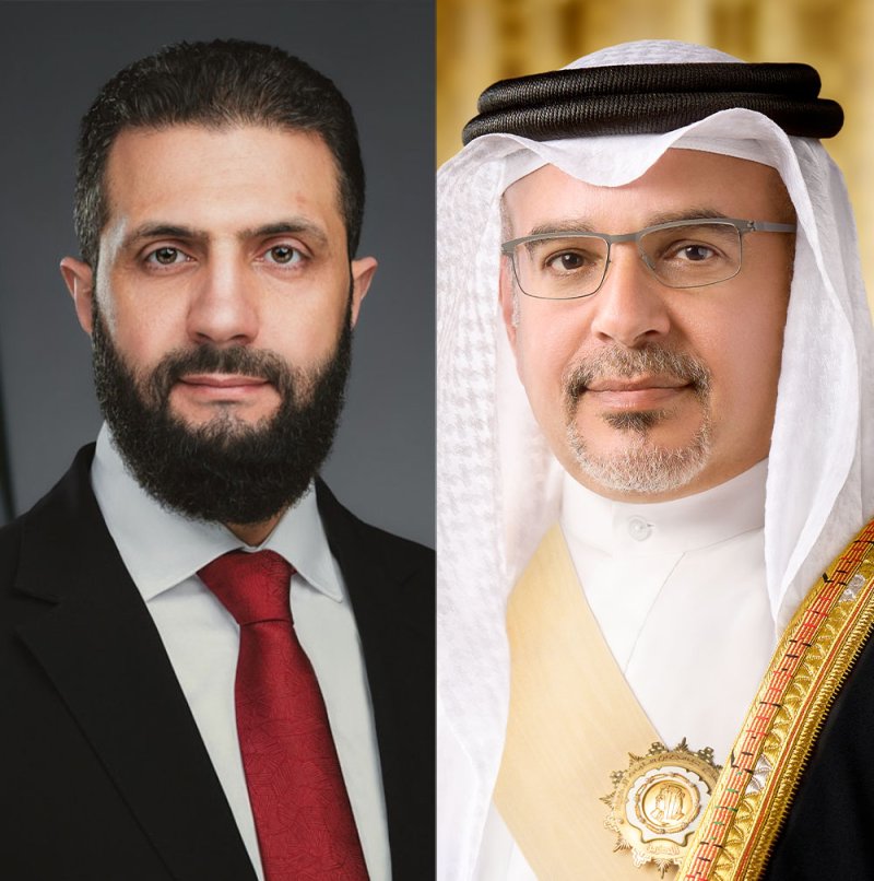 سمو ولي العهد رئيس الوزراء يهنئ رئيس الجمهورية العربية السورية بذكرى يوم التحرير