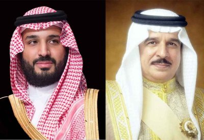 جلالة الملك المعظم يتلقى برقية شكر من سمو ولي العهد رئيس مجلس الوزراء بالمملكة العربية السعودية