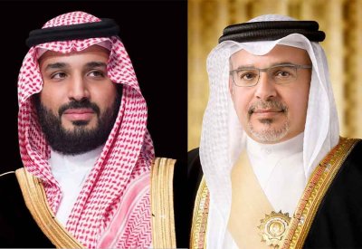 سمو ولي العهد رئيس مجلس الوزراء يتلقى برقية شكر من سمو ولي العهد رئيس مجلس الوزراء بالمملكة العربية السعودية