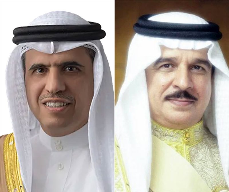 الملك المعظم يتلقى برقية تهنئة من رئيس مجلس أمناء معهد البحرين للتنمية السياسية