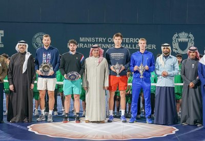 بطولة وزارة الداخلية ATP تشالنجر للتنس تفوز بجائزة أفضل بطولة  ATP125 في العالم