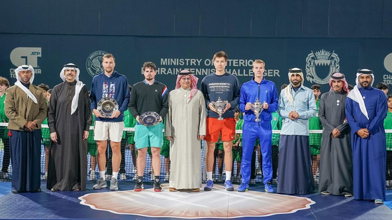 بطولة وزارة الداخلية ATP تشالنجر للتنس تفوز بجائزة أفضل بطولة  ATP125 في العالم