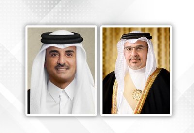 سمو ولي العهد رئيس مجلس الوزراء يهنئ سمو أمير دولة قطر باليوم الوطني