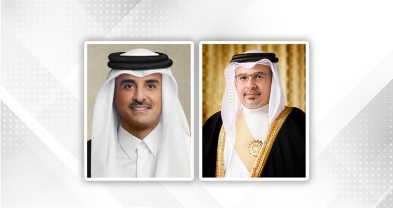 سمو ولي العهد رئيس مجلس الوزراء يهنئ سمو أمير دولة قطر باليوم الوطني