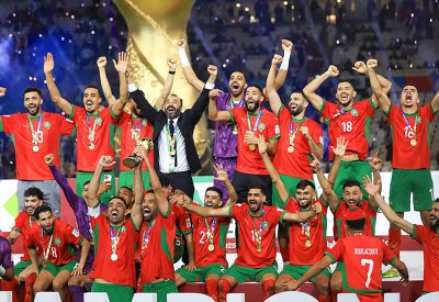 المغرب يخطف تاج العرب