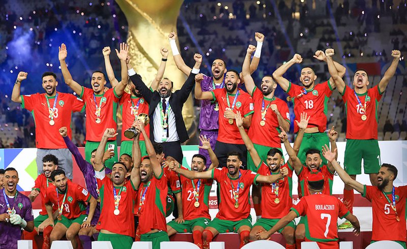 المغرب يخطف تاج العرب