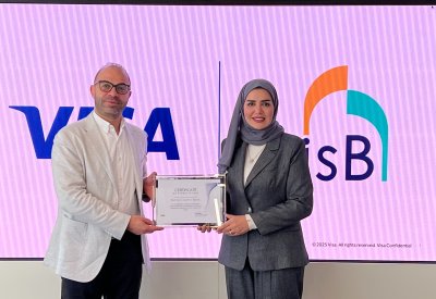 شركة فيزا العالمية تكرم بنك البحرين الإسلامي (BisB) تقديراً لأدائه المتميز والتزامه في تقديم مبادرات استثنائية