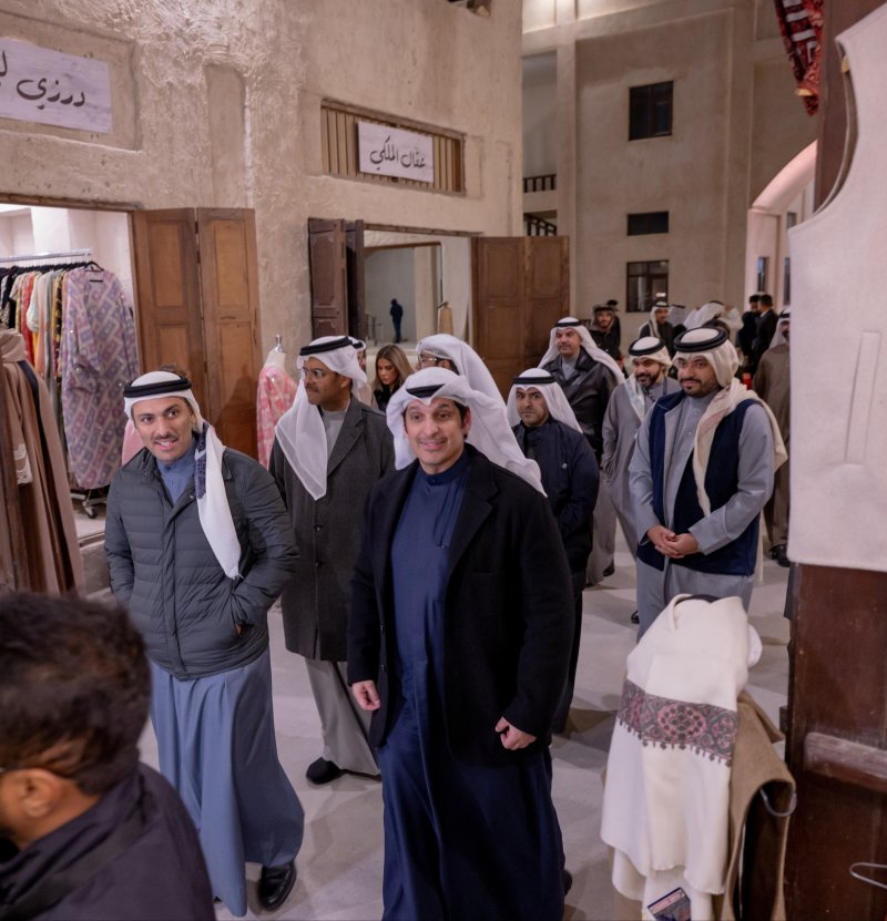 وزير الإعلام والثقافة بدولة الكويت الشقيقة يزور القرية التراثية