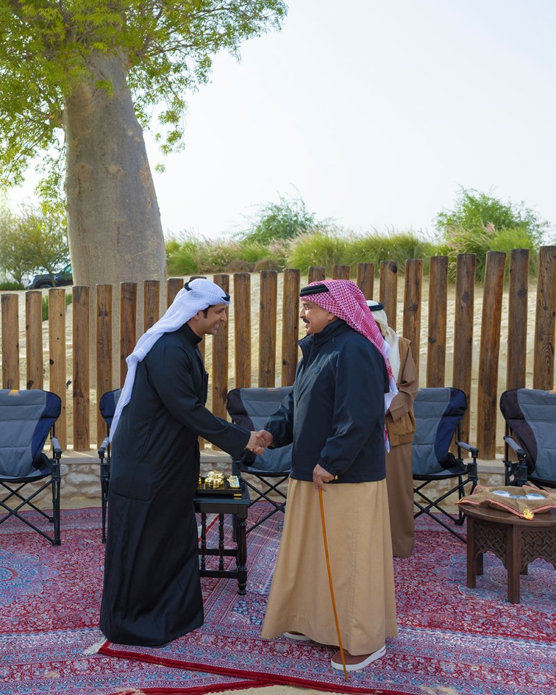 جلالة الملك المعظم يستقبل وزير الإعلام والثقافة ووزير الدولة لشؤون الشباب بدولة الكويت الشقيقة