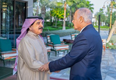 الملك المعظم يستقبل الأمين العام لجامعة الدول العربية