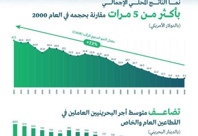 الأنصاري: اقتصاد البحرين تضاعف حجمه خمس مرات على مدى العقدين الماضيين