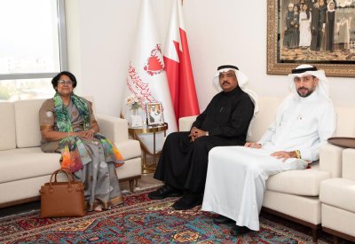 القائم بأعمال أمين عام المؤسسة الملكية للأعمال الإنسانية يستقبل سفيرة سريلانكا