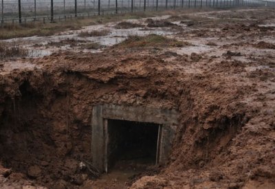أمطار غزة تكشف نفقا لحماس قرب الحدود الإسرائيلية