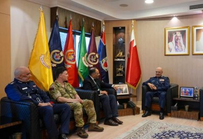 رئيس الشرطة يستقبل رئيس مديرية الشرق الأوسط للسياسات والأمن والعمليات بالمملكة المتحدة