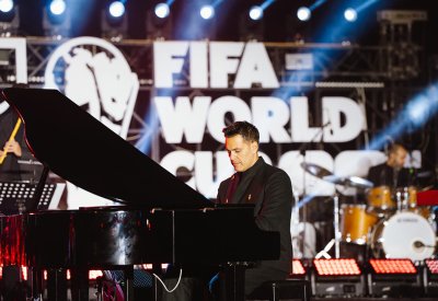 هشام خرما يحيي حفل استقبال كأس العالم FIFA 26