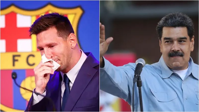 مادورو عاشق برشلونة.. زعيم أبكاه ميسي قبل اعتقال ترامب