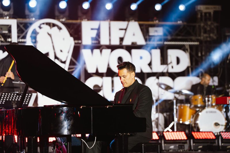 هشام خرما يحيي حفل استقبال كأس العالم FIFA 26