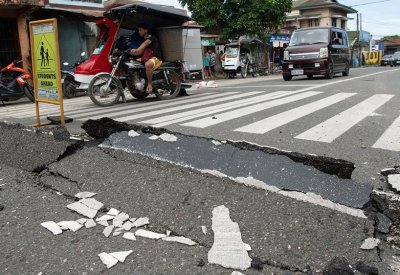 زلزال بقوة 6.4 درجات يضرب سواحل جنوب الفلبين