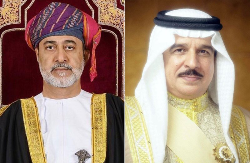 جلالة الملك المعظم يهنئ سلطان عمان بذكرى تولي جلالته مقاليد الحكم