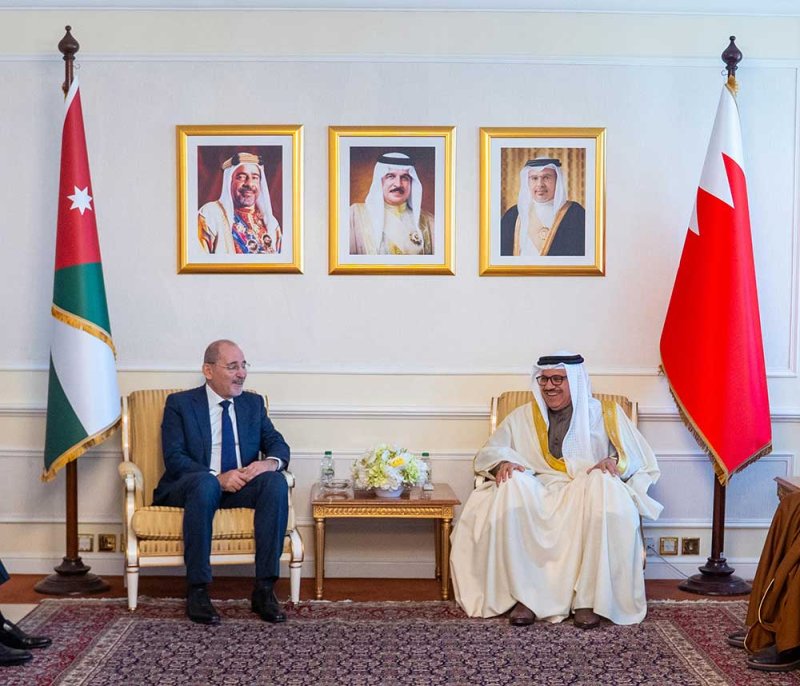 وزير الخارجية ونائب رئيس الوزراء الأردني يبحثان الجهود العربية لإحلال السلام العادل في المنطقة