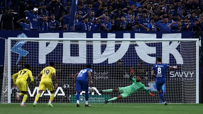 ديربي الرياض.. تقدم رونالدو فعاقبه الهلال بثلاثة أهداف